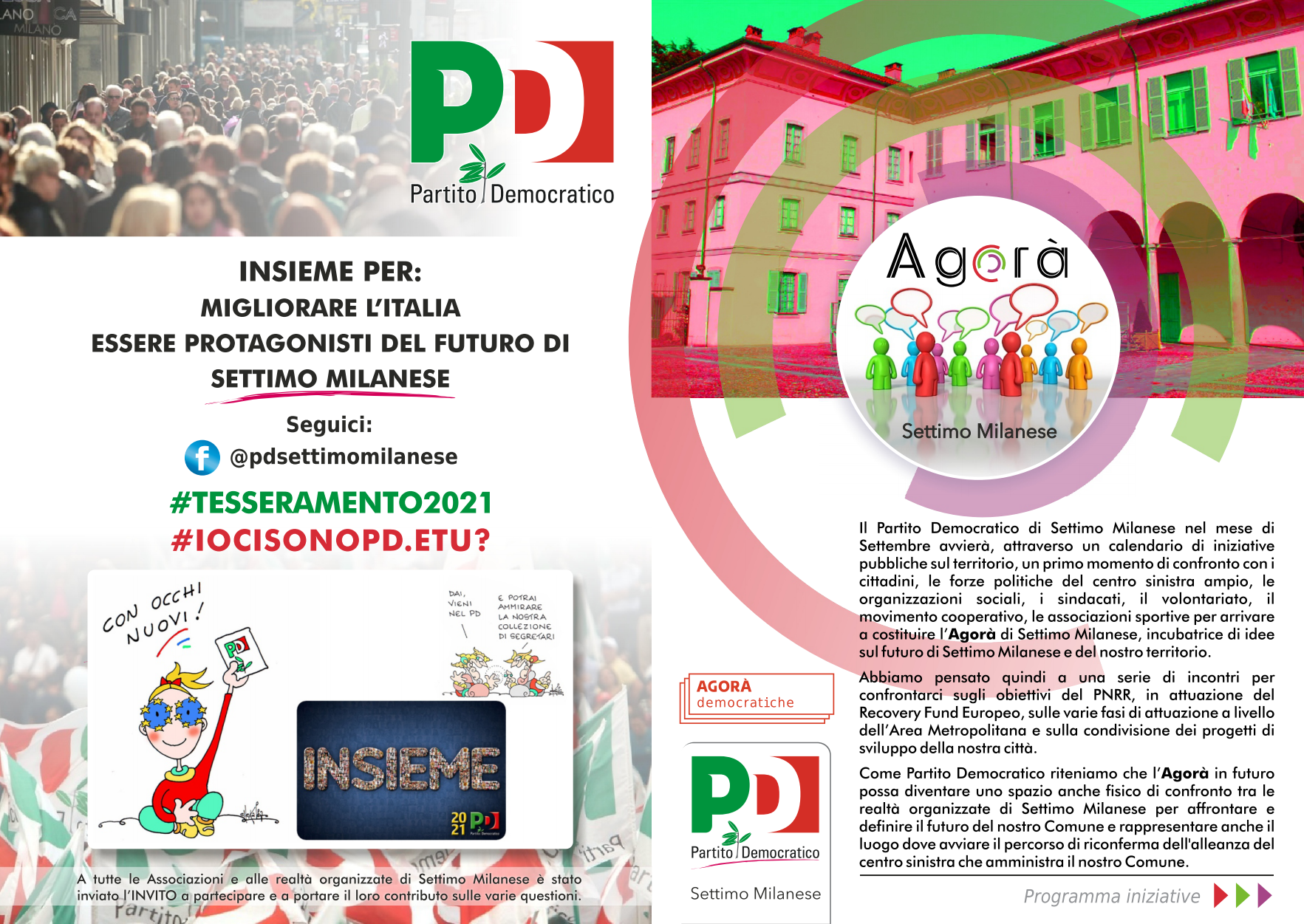 agorà insieme per il futuro di Settimo Milanese